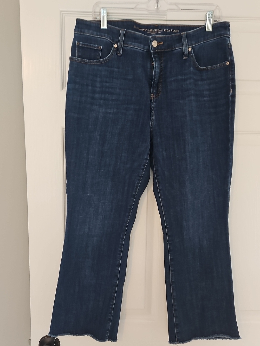 Chico's Dark Blue Straight Leg Jeans